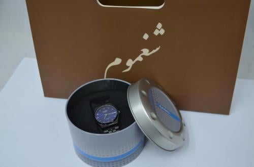 ساعة A1 اسود وازرق