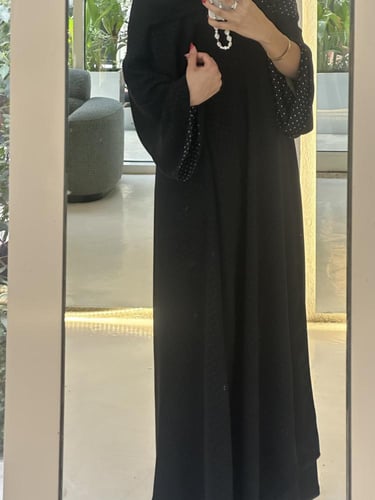 Polka dot Abaya