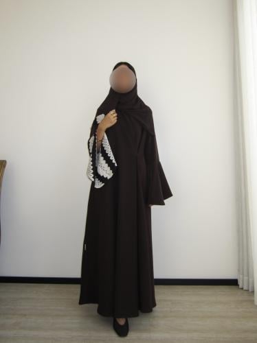 Mocha Wave abaya