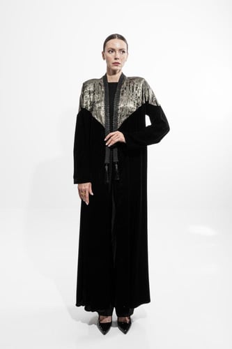 Velvet Black & Gold