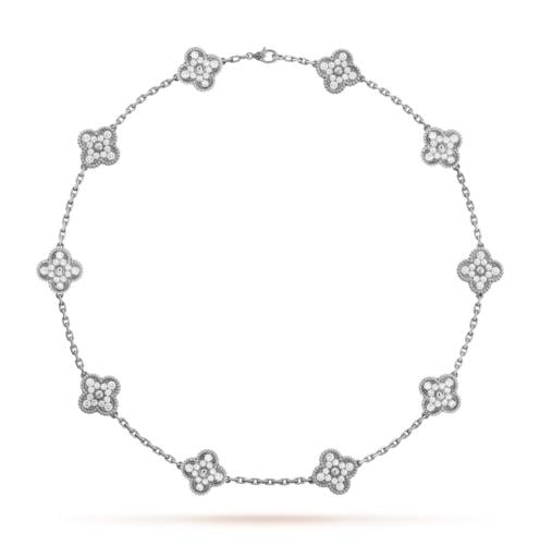 سلسال فان كليف فضي مع دايموند v3