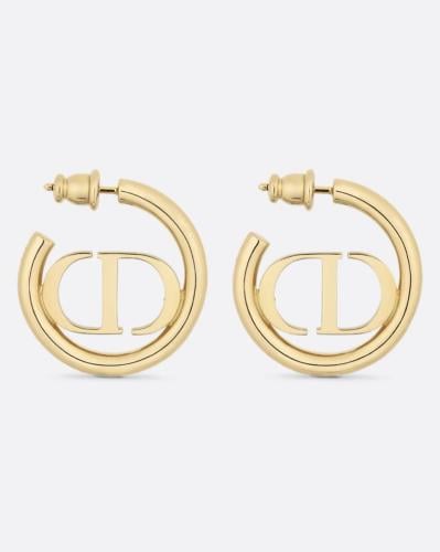 حلق ديور ذهبي