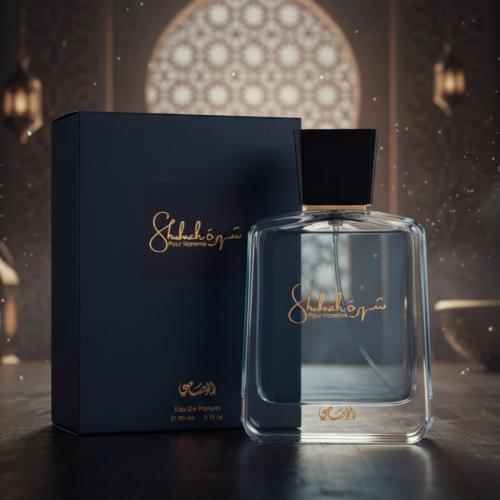 عطر شهرة للرجال او دي بارفان من الرصاصي 90مل