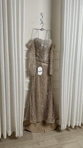 فستان مرام 2 حلو علئ يدات الخامة ترتر كوري انيق