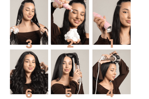 رغوة لتصفيف الشعر