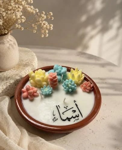 شمعة الفخار