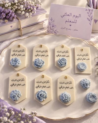 توزيعات يوم المعلم تاقات عطرية