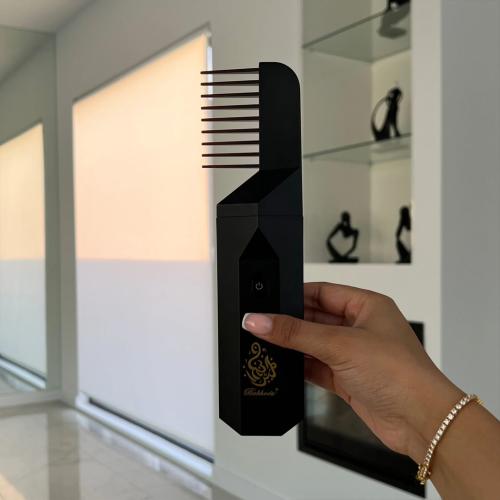مشط البخور الإلكتروني لتعطير الشعر والملابس والمنزل