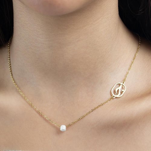 سلسال مع لؤلؤ الاسم حسب الطلب