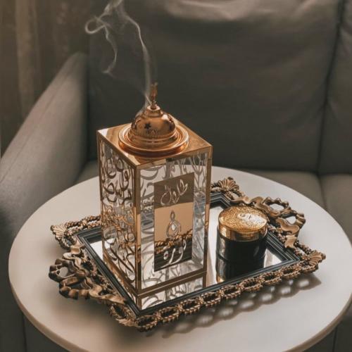 مبخرة المحبة الذهبيه - تحفة