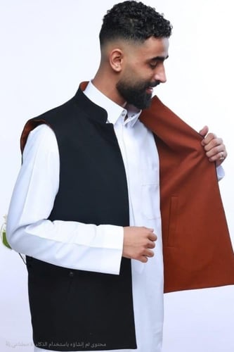 سديري جوخ اسود - بني