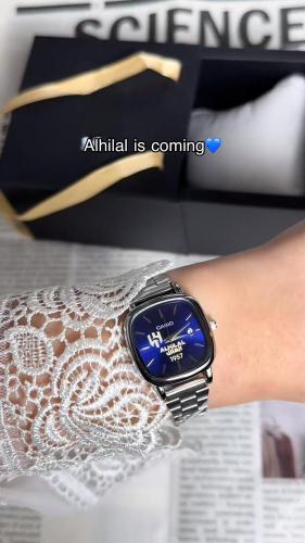 ساعه كاسيو نسائي شعار الهلال
