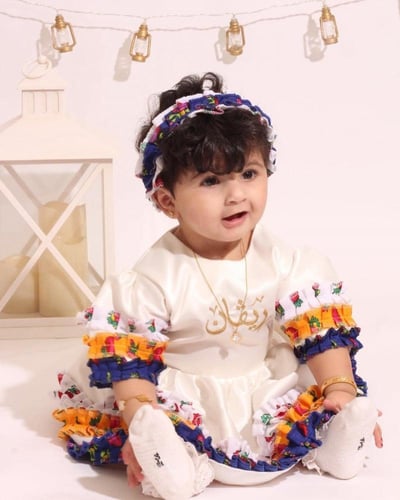 فستان بطبقات الشالكي