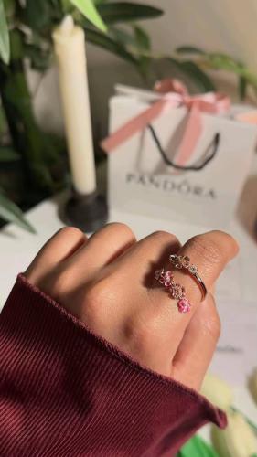 خاتم باندورا PANDORA قولد روز