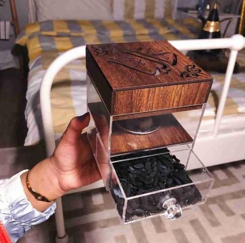 مبخرة خشب الذوق الرفيع