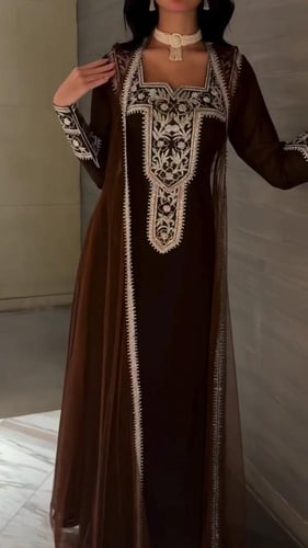 جلابيه مطرز انيقه