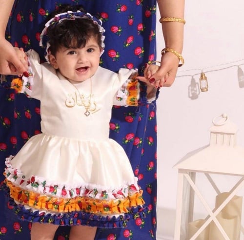 فستان بطبقات الشالكي