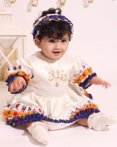 فستان بطبقات الشالكي