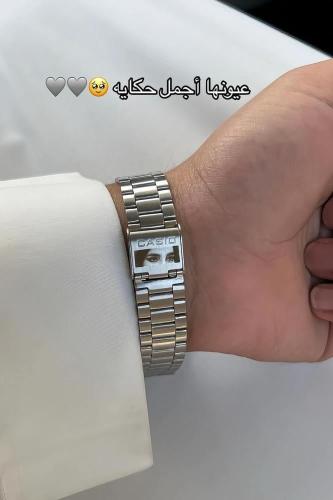 ساعة كاسيو LTP - رسمة عيون او ابتسامة