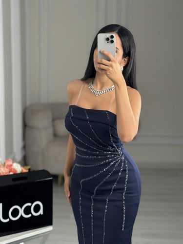 فستان سهره كحلي