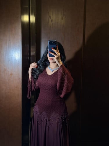 فستان ناعم وراقي من لوكا