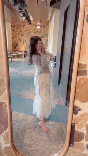 فستان بنقوش مميزه من براند لوكا فاشن