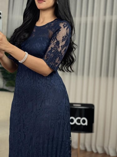 فستان ناعم دانتيل