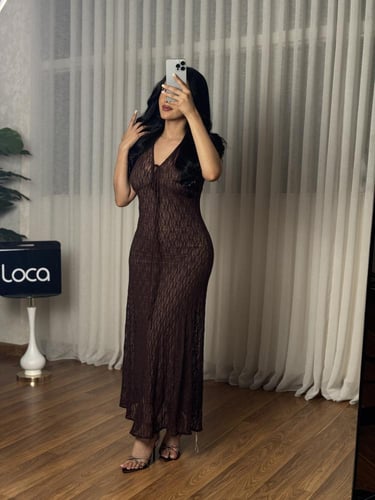 فستان ناعم دانتيل