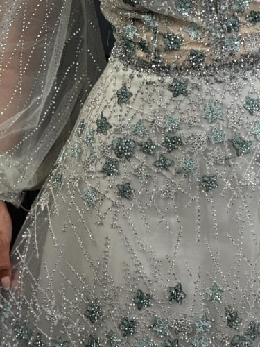 فستان سهره مطرز