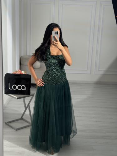 فستان سهره اخضر