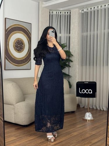 فستان ناعم دانتيل