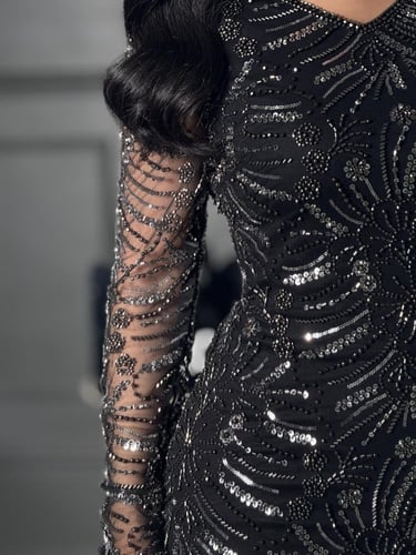 فستان سهره مطرز