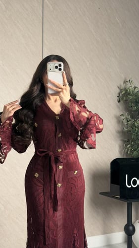 فستان ناعم بقصه جذابه