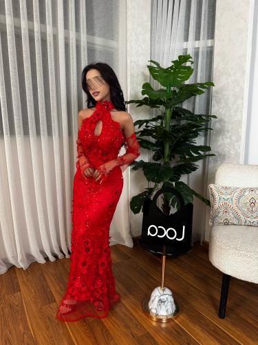 فستان سهره مطرز ماسك من لوكا فاشن