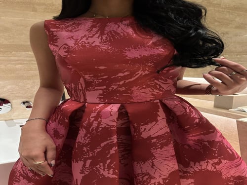 فستان سهره مشجر من الميكادو الفخم من لوكا فاشن