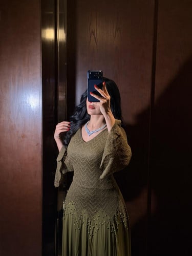 فستان ناعم وراقي