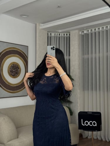 فستان ناعم دانتيل