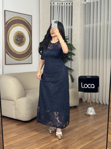 فستان ناعم دانتيل