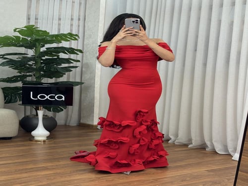 فستان سهره احمر