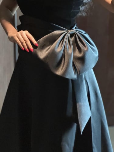 فستان سهره اسود توب