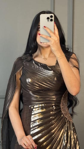 فستان سهره لمعه بتصميم يخطف الانظار من لوكا فاشن