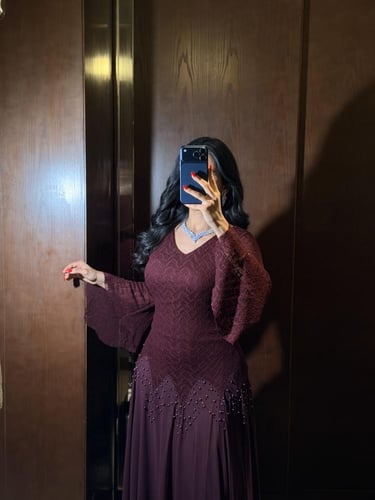 فستان ناعم وراقي من لوكا