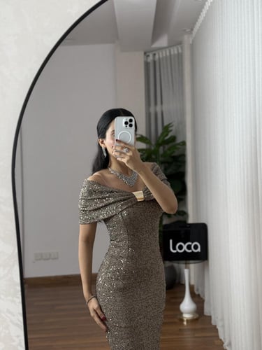 فستان سهره ماسك بتصميم مميز من لوكا فاشن