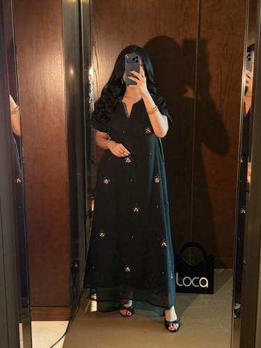 جلابية أنيقه وناعمه