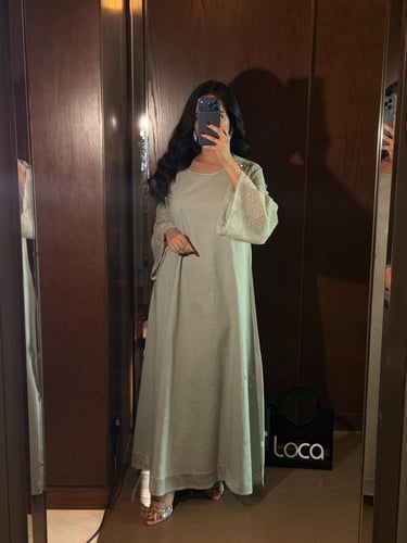 جلابية أنيقه وناعمه