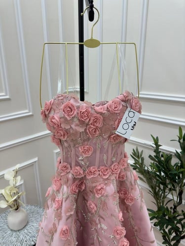 فستان سهره وردي