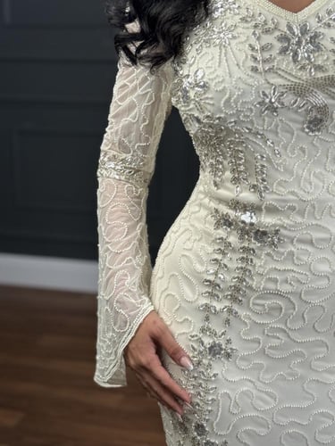 فستان سهره بيج