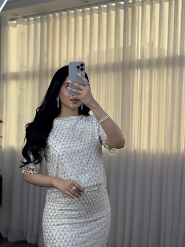 طقم بلوزه وتنوره سهره