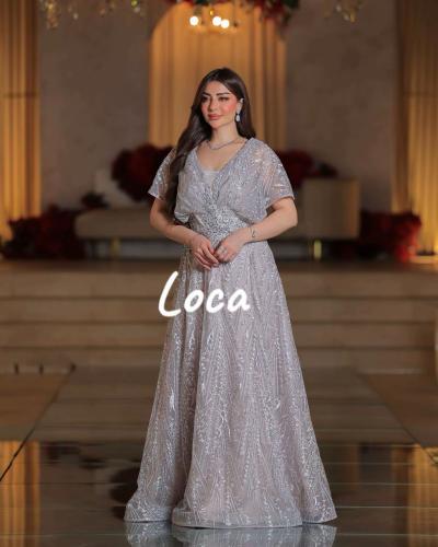 فستان سهره وتطريز مميز