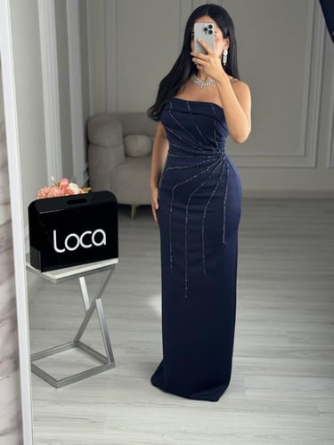 فستان سهره كحلي